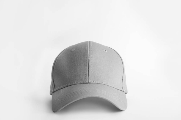 Baseball cap on white background. Mock up for design - Foto, Imagem