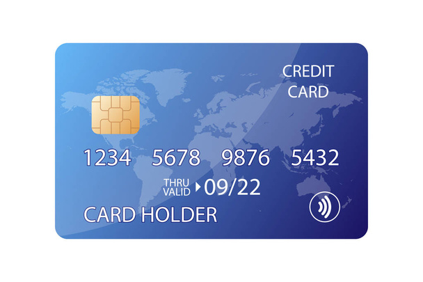 Πιστωτική κάρτα εικονογράφηση εικόνα διάνυσμα - Διάνυσμα, εικόνα