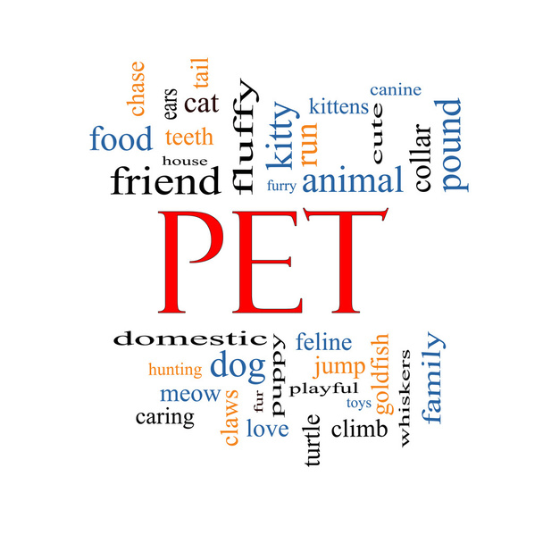 Pet Word Cloud Concept - Photo, Image