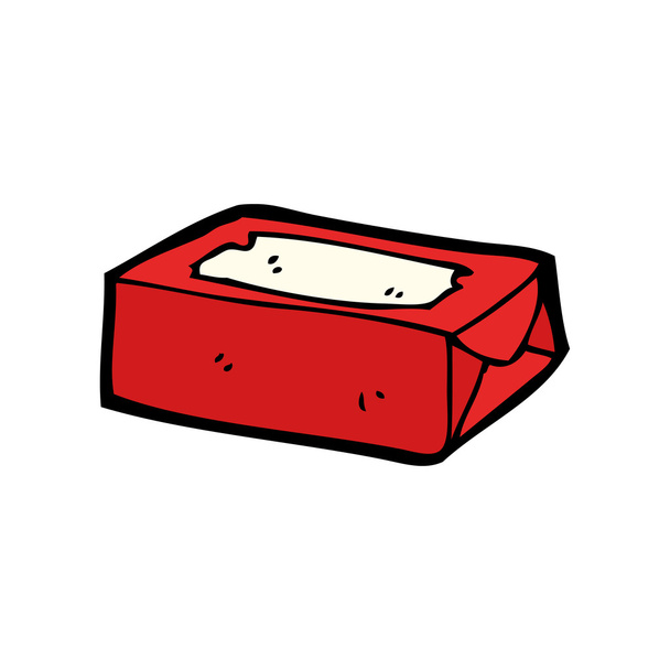 paquete de goma de mascar
 - Vector, imagen