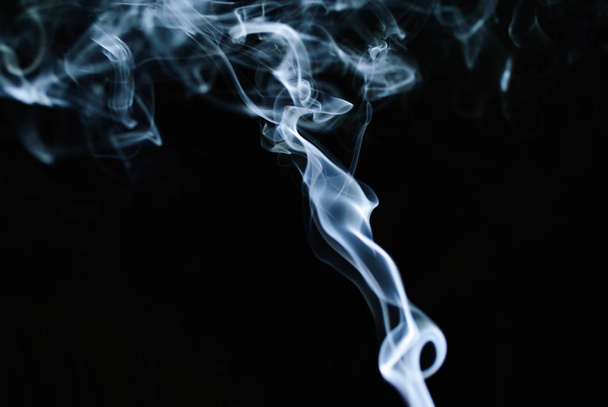 Smoke on a black background - 写真・画像