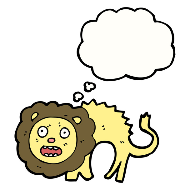 cowardly lion - Vector, Image