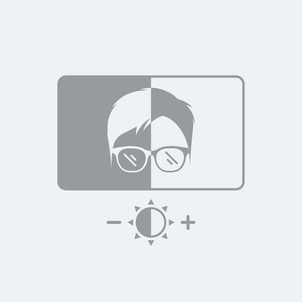Plochý a izolované vektorové ilustrace ikona s minimální a moderní design - Vektor, obrázek