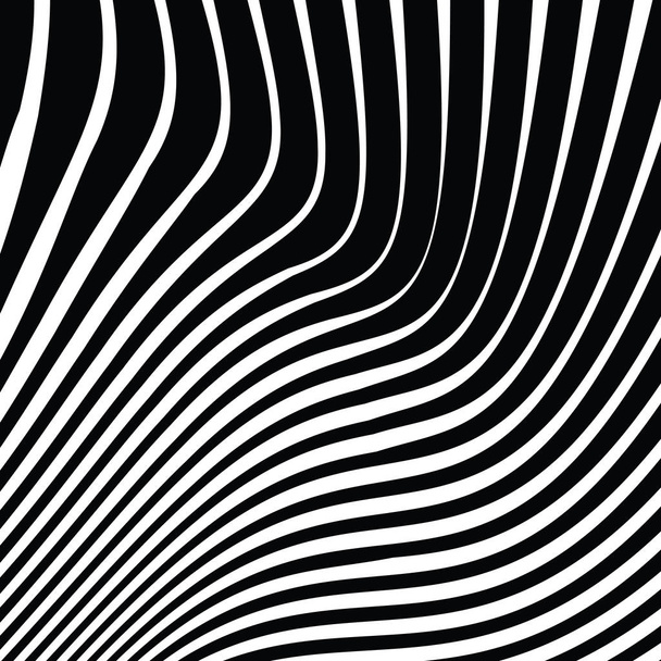 Абстрактно искаженный черно-белый фон
 - Вектор,изображение