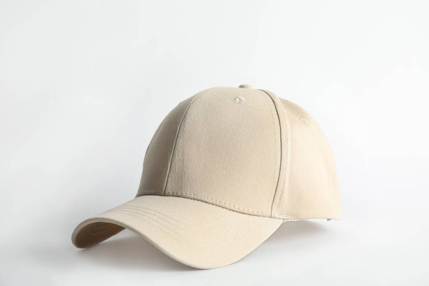 Baseball cap on white background. Mock up for design - Фото, зображення