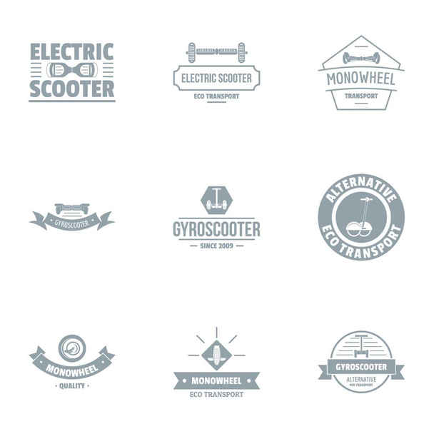 Set logo scooter elettrico, stile semplice
 - Vettoriali, immagini