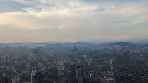 Kuala Lumpur city aerial timelapse 4k - Footage, Video