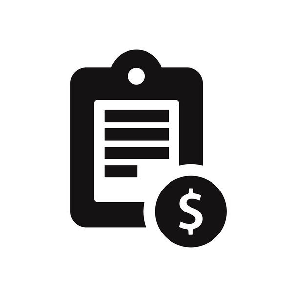 Notepad icon with Dollar sign vector illustration - Vector, Image