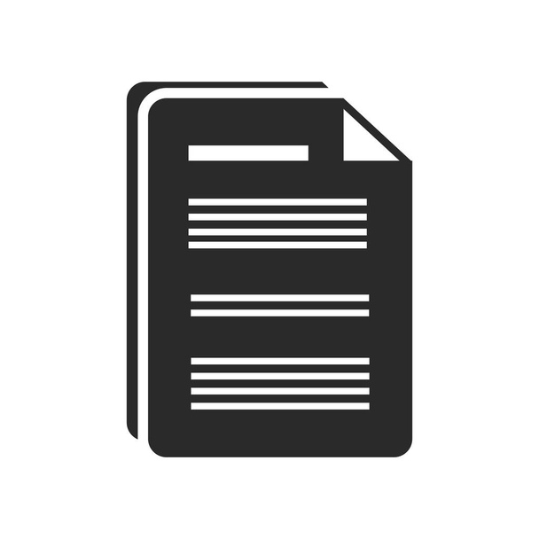 Вектор иконки документа изолирован на белом фоне для дизайна веб и мобильных приложений, концепция логотипа документа
 - Вектор,изображение