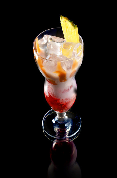 cocktail with juice and cream - Fotoğraf, Görsel