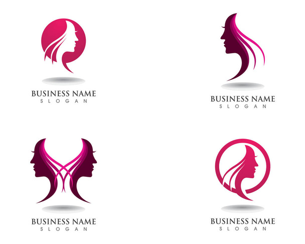 logo et symboles pour cheveux
  - Vecteur, image