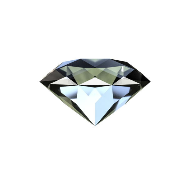 алмаз ізольований на білому тлі 3d ілюстрація
  - Фото, зображення