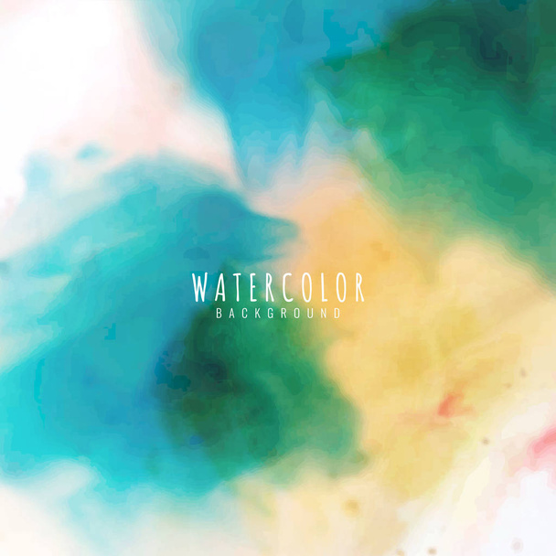 Abstract watercolor colorful background - Vetor, Imagem