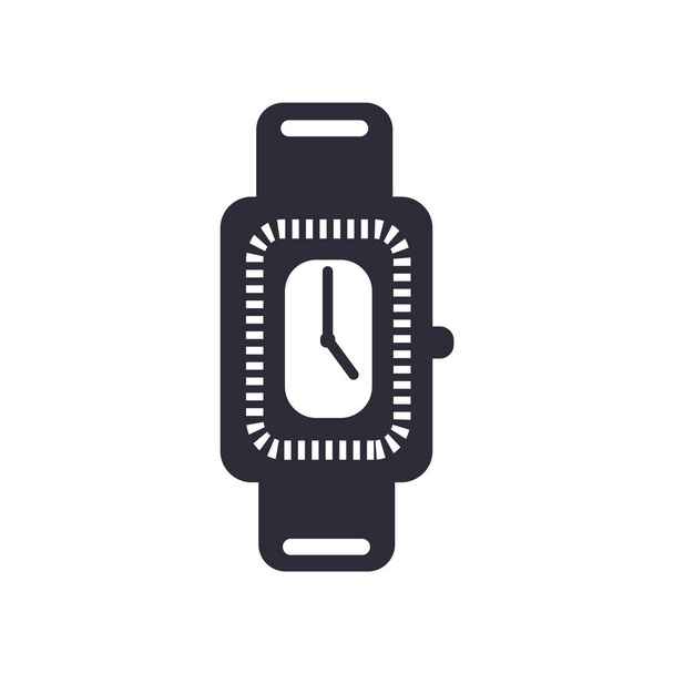 Web およびモバイル アプリのデザイン時計ロゴのコンセプト、白い背景で隔離の時計のアイコン ベクトル - ベクター画像