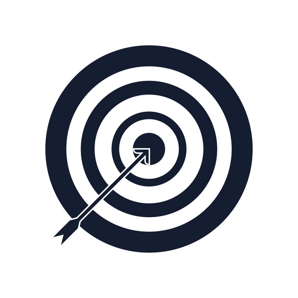 Boogschieten pictogram vector geïsoleerd op een witte achtergrond voor uw web en mobiele app design, boogschieten logo concept - Vector, afbeelding