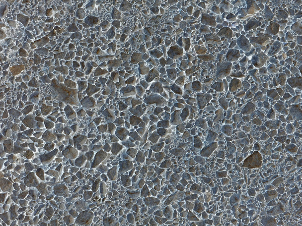 Inversion (negative) of the texture of compacted rubble in the place of road construction works - Φωτογραφία, εικόνα