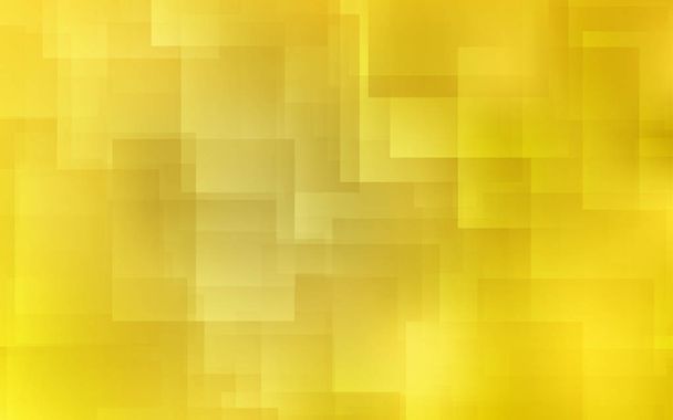 Light Yellow vector texture in rectangular style. Beautiful illustration with rectangles and squares. The template can be used as a background. - Vector, Image