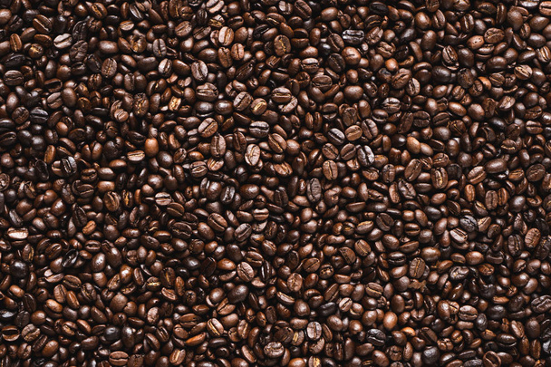 Quality coffee beans Roasted Medium background - Zdjęcie, obraz
