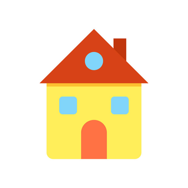 Otthoni ikon vektor a elszigetelt fehér háttér a web és mobil app design, otthon embléma koncepció - Vektor, kép