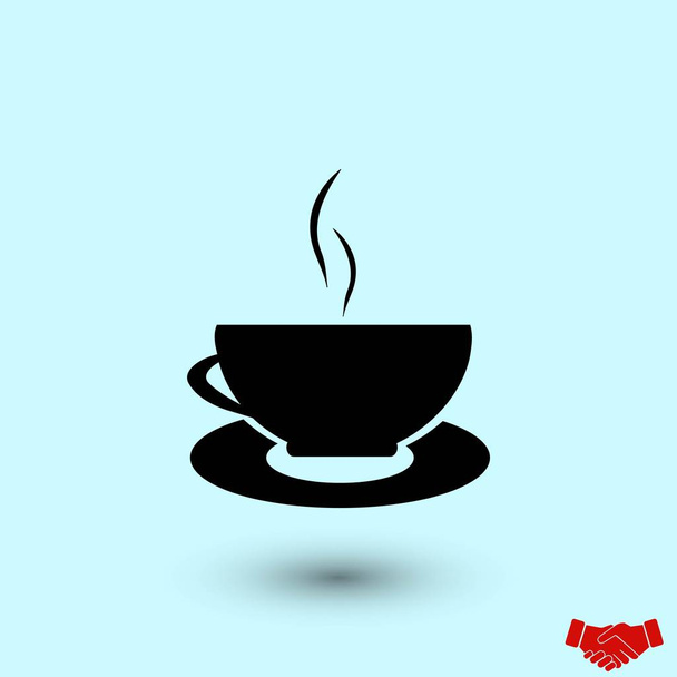 Kaffee-Symbol-Vektor, flaches Design bestes Vektor-Symbol - Vektor, Bild