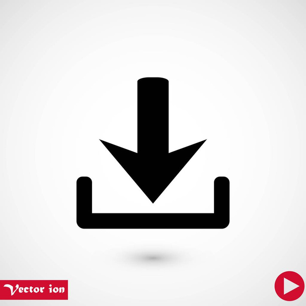 Vektor-Symbol hochladen, flaches Design bestes Vektor-Symbol - Vektor, Bild