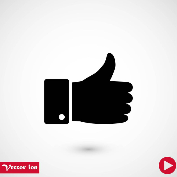 La mano. buen vector, diseño plano mejor icono de vector
 - Vector, Imagen