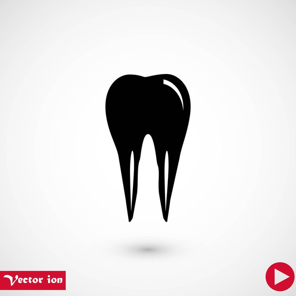 Icone del dente, design piatto migliore icona vettoriale
 - Vettoriali, immagini
