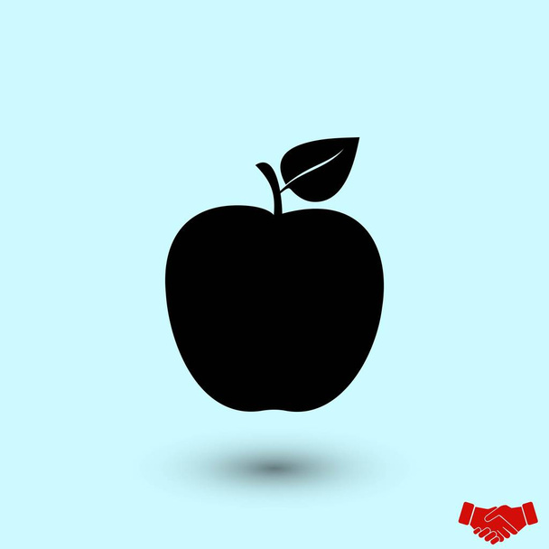вектор значка яблока, плоский дизайн лучший вектор значок
 - Вектор,изображение