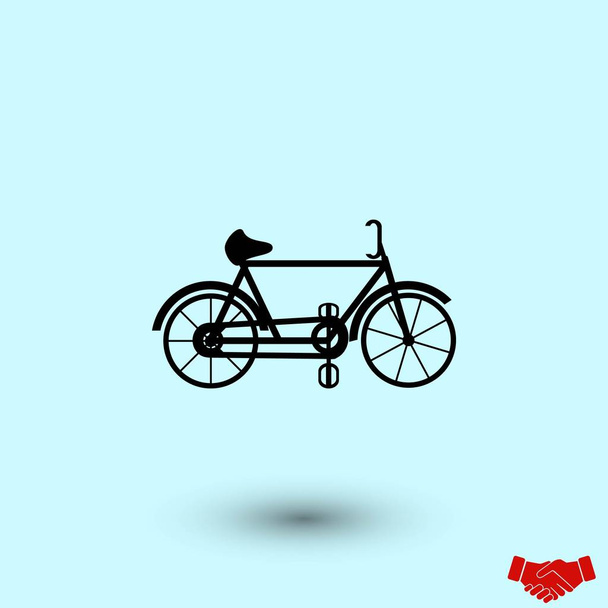 icono de vector de bicicleta, diseño plano mejor icono de vector
 - Vector, Imagen