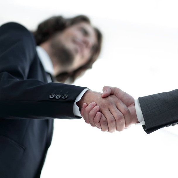 Pessoas de negócios bem sucedidas aperto de mão depois de um bom negócio
. - Foto, Imagem