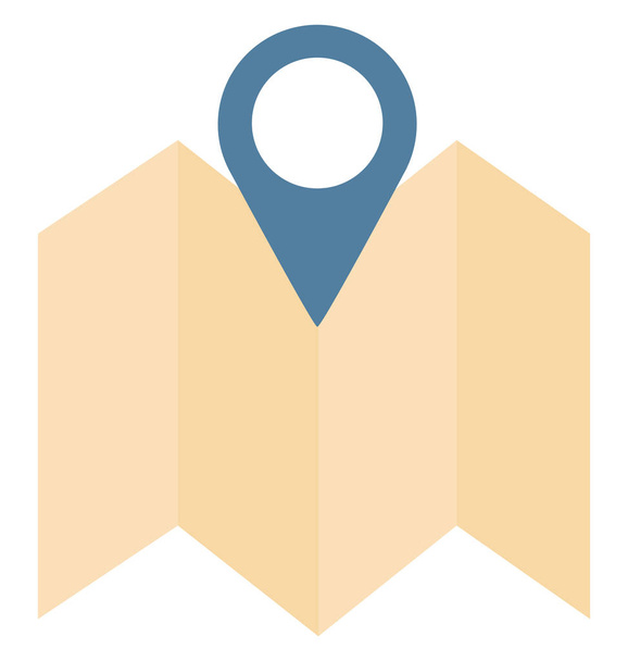 Векторная иконка локатора карты
 - Вектор,изображение