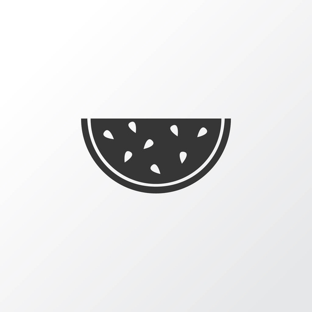 Tasty icon symbol. Premium quality isolated melon element in trendy style. - Vector, Image