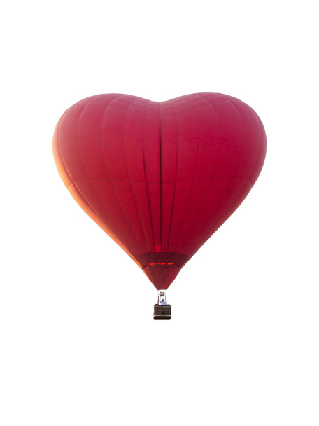 Hot air balloon  isolated on white background. - Photo, Image