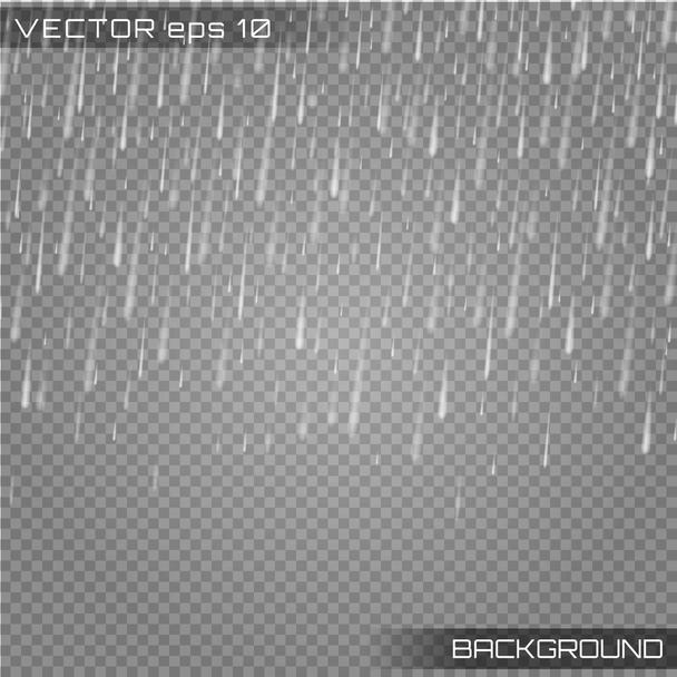 Falling water drops. - Vector, Image