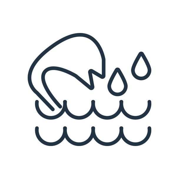 Splash icon vector isolated on white background, Splash transparent sign - Vector, Image