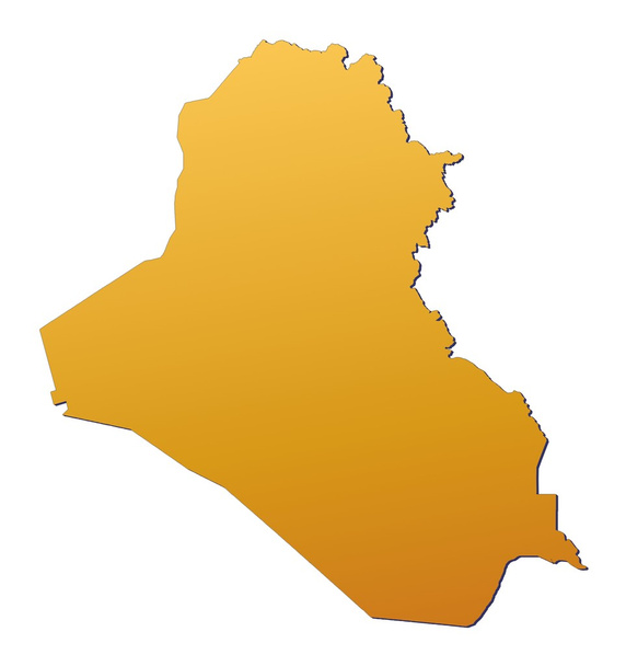 Irak-Karte - Foto, Bild