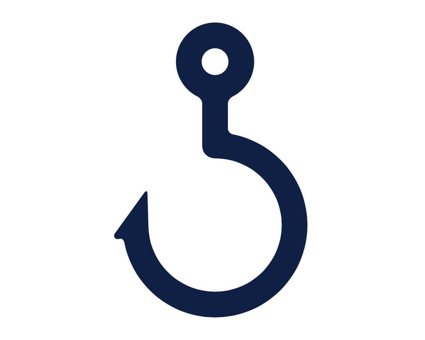 fishing glyph icon , designed for web and app - Vector, Image