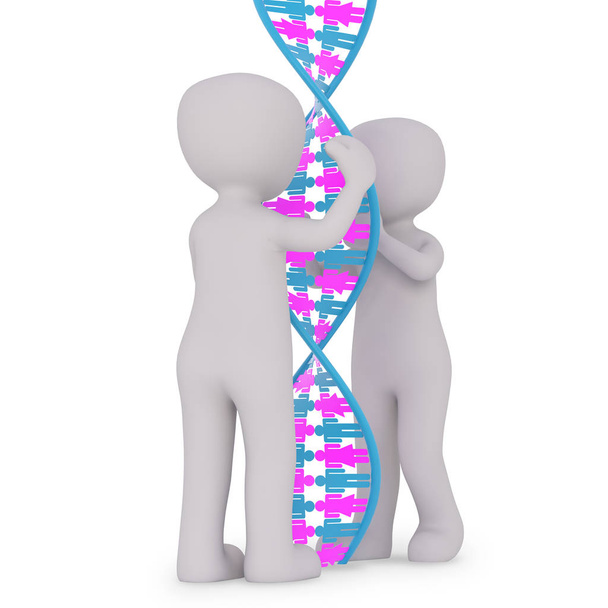 explicar la población por el ADN
 - Foto, Imagen