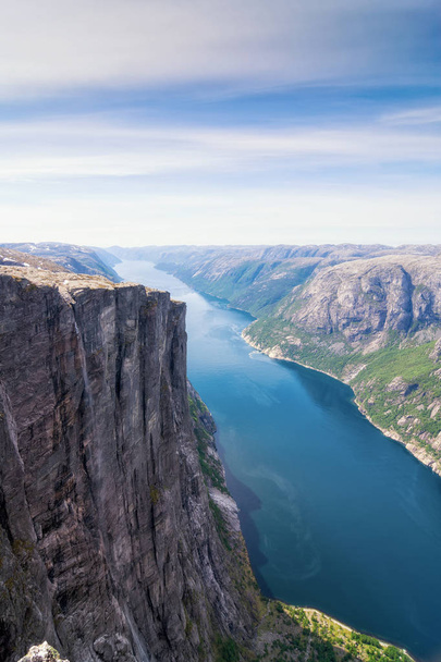 the Norwegian Lysefjord, a beautiful landscape - Photo, image