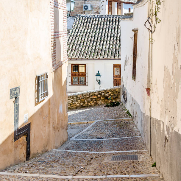 Architectonische details in Granada, Andalusië, Zuid-Spanje - Foto, afbeelding