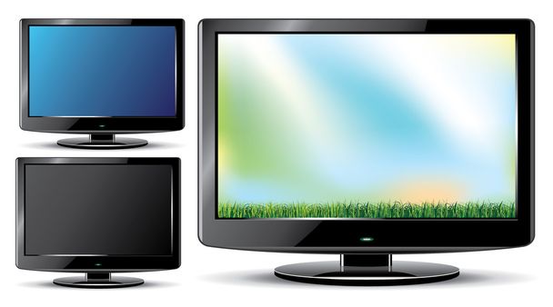 Écran d'ordinateur LCD
 - Vecteur, image