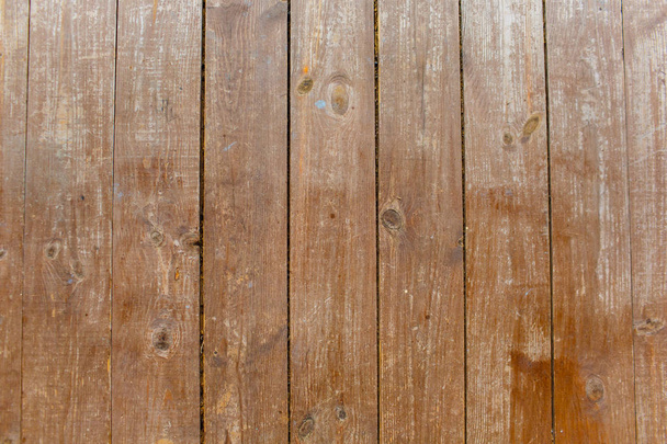 Brown wooden textured surface close-up view - Foto, Bild