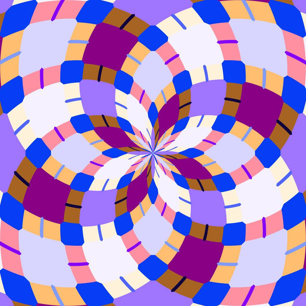 abstrakte nahtlose geometrische Muster. Kaleidoskop nahtlos. geometrischer Hintergrund  - Foto, Bild