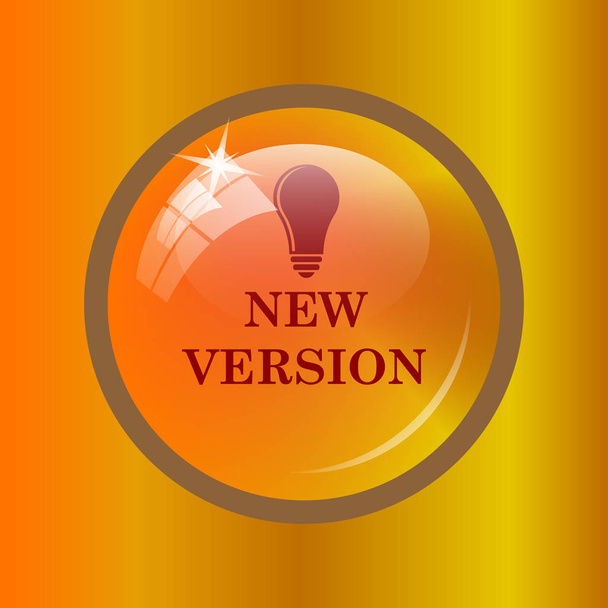 nieuw versie icoon - Foto, afbeelding