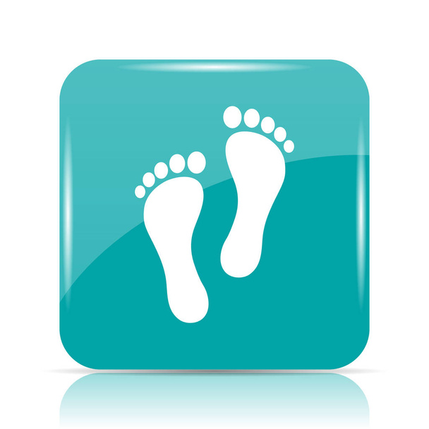 Foot print icon - Φωτογραφία, εικόνα