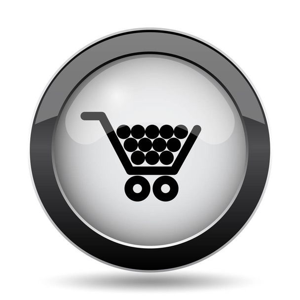 ikona koszyka zakupów - Zdjęcie, obraz