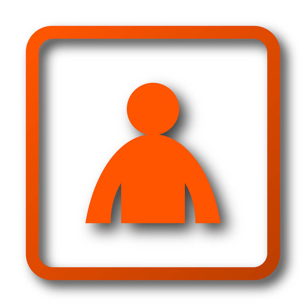 Icono de perfil de usuario. Botón de Internet sobre fondo blanco
 - Foto, Imagen