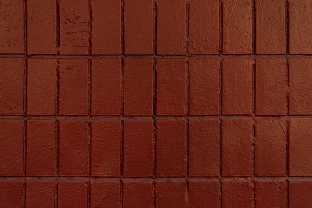brown wall with old bricks, full frame background     - Foto, imagen