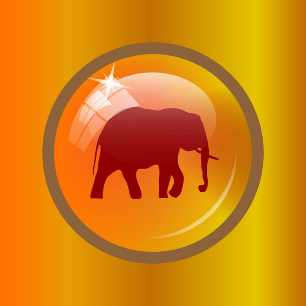 Elephant icon - Valokuva, kuva