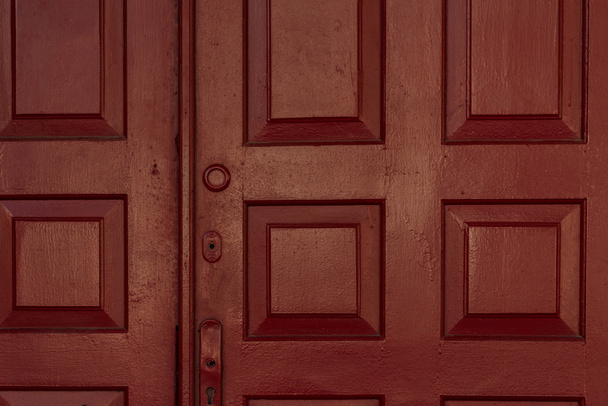 old dark brown wooden doors background - Foto, Imagem